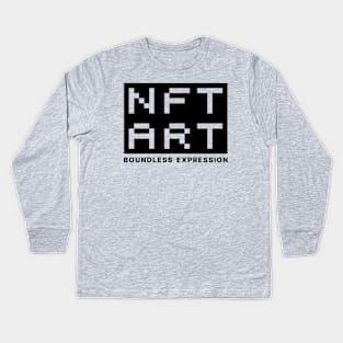 NFT ART - Boundless Expression Kids Long Sleeve T-Shirt